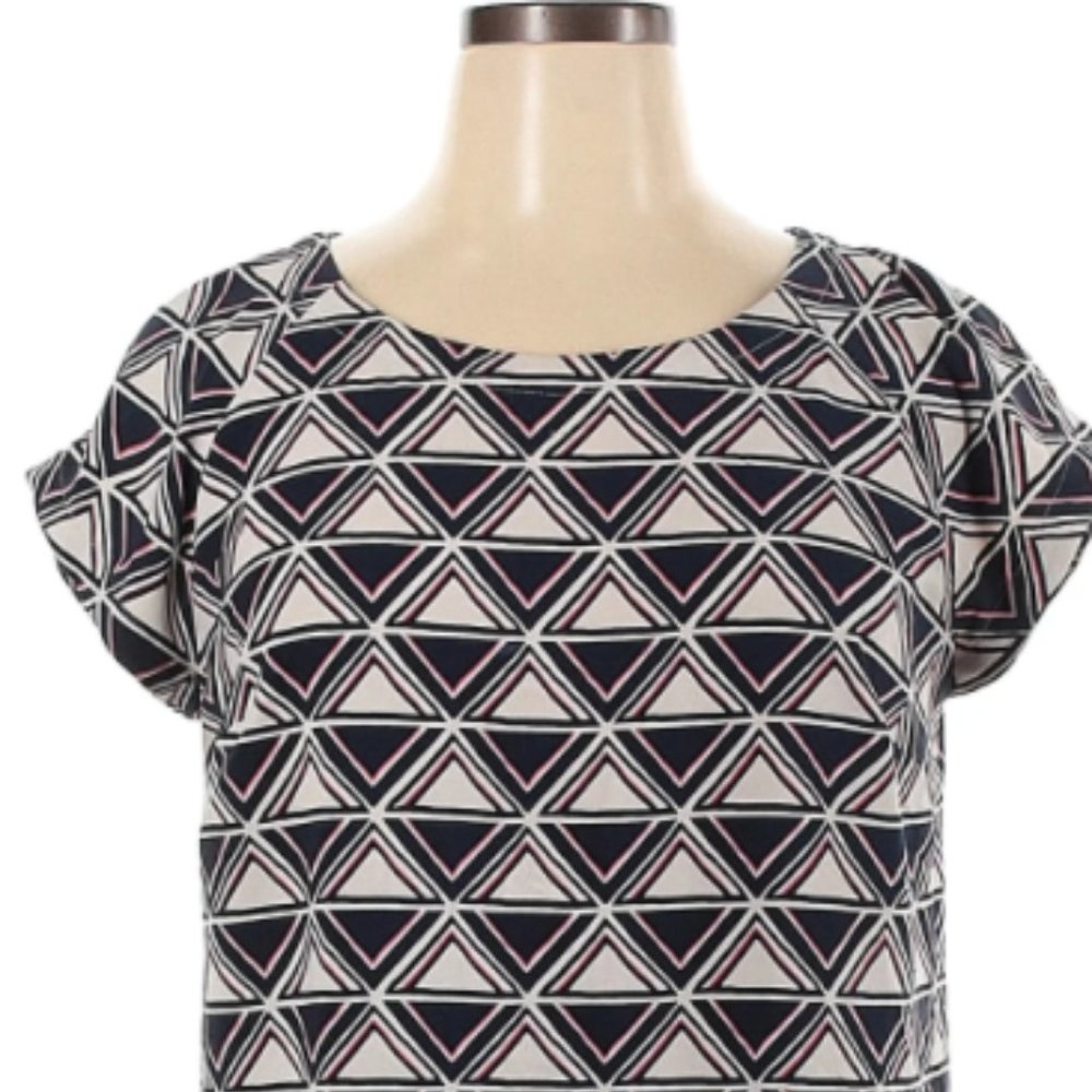 Merona Cap Sleeve Printed Shift Dress